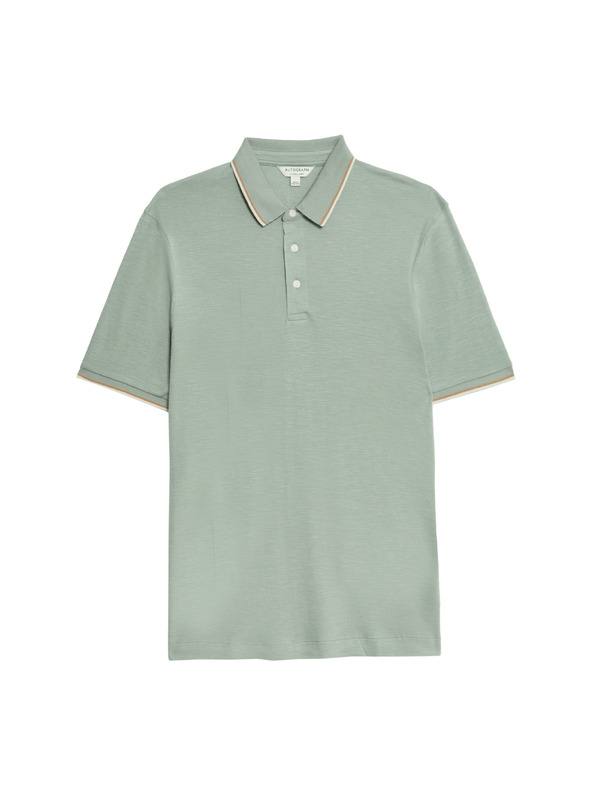 Marks & Spencer Polokošile ze směsi lnu Marks & Spencer zelená