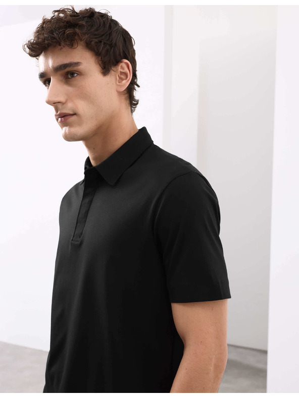 Marks & Spencer Polokošile z čisté bavlny Supima® Marks & Spencer černá