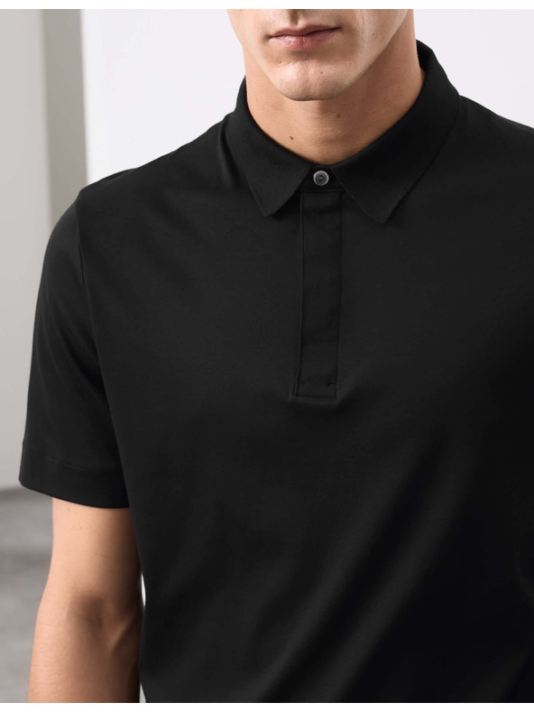 Marks & Spencer Polokošile z čisté bavlny Supima® Marks & Spencer černá