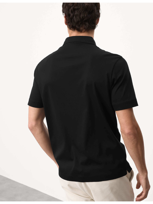 Marks & Spencer Polokošile z čisté bavlny Supima® Marks & Spencer černá