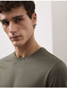Marks & Spencer Tričko z prémiové bavlny, úzký střih Marks & Spencer zelená