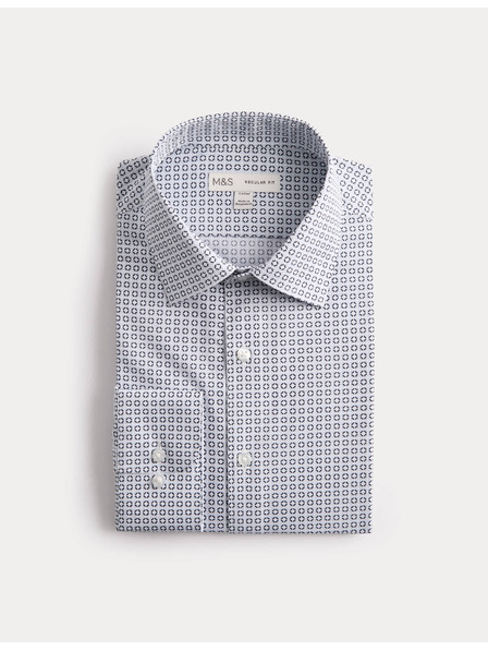Marks & Spencer Košile klasického střihu, ze směsi bavlny s nežehlivou úpravou Marks & Spencer bílá