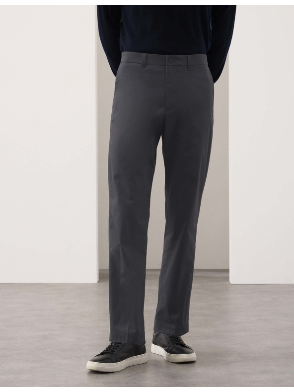 Marks & Spencer Super lehké chino kalhoty, normální střih Marks & Spencer šedá