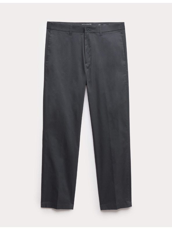 Marks & Spencer Super lehké chino kalhoty, normální střih Marks & Spencer šedá