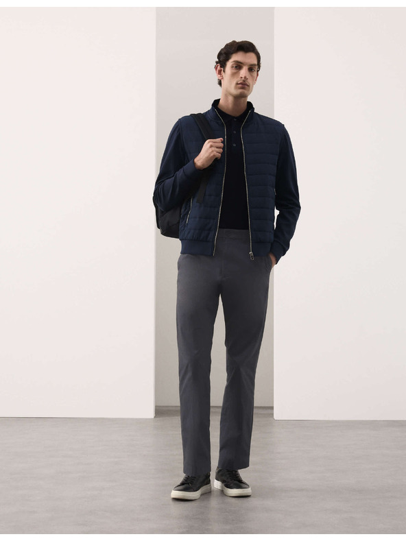 Marks & Spencer Super lehké chino kalhoty, normální střih Marks & Spencer šedá