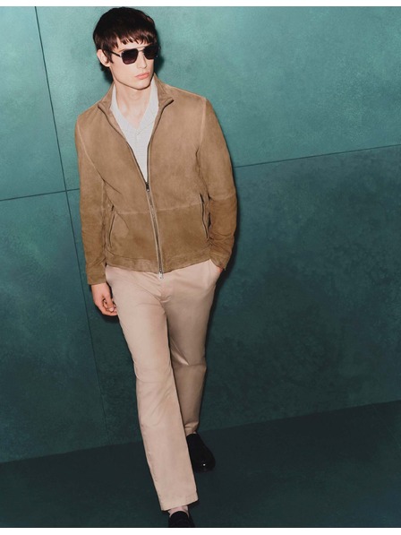 Marks & Spencer Super lehké chino kalhoty, normální střih Marks & Spencer béžová