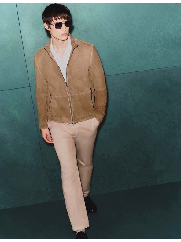 Marks & Spencer Super lehké chino kalhoty, normální střih Marks & Spencer béžová