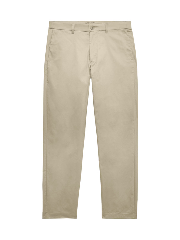 Marks & Spencer Super lehké chino kalhoty, normální střih Marks & Spencer béžová