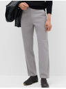 Marks & Spencer Strečové chino kalhoty normálního střihu Marks & Spencer šedá