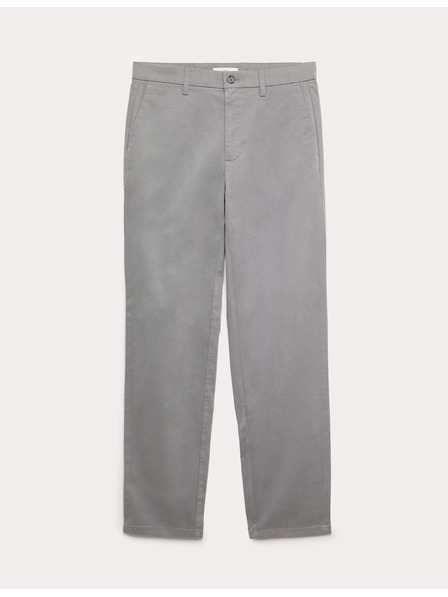 Marks & Spencer Strečové chino kalhoty normálního střihu Marks & Spencer šedá