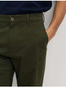 Marks & Spencer Strečové chino kalhoty normálního střihu Marks & Spencer zelená