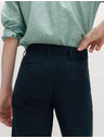 Marks & Spencer Chino kalhoty ze směsi lnu, normální střih Marks & Spencer námořnická modrá