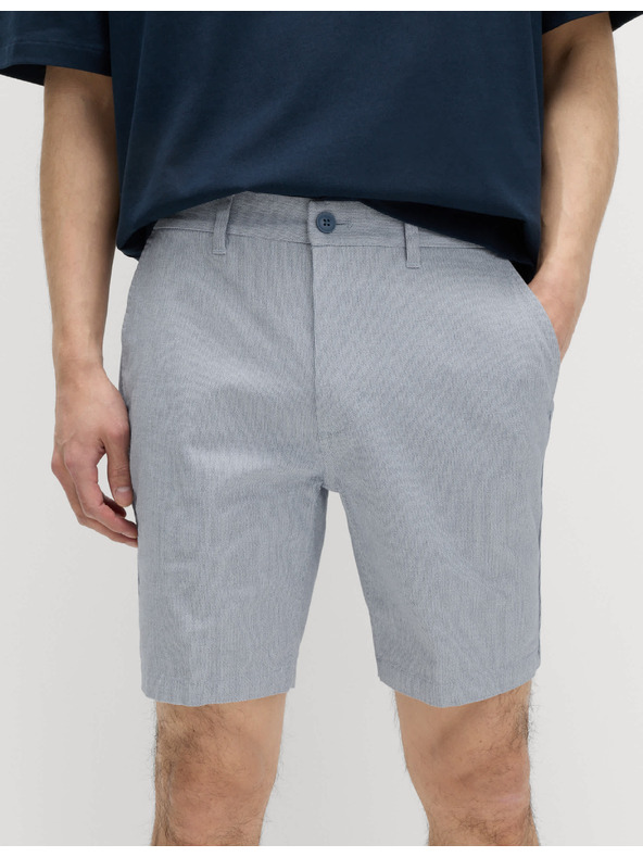 Marks & Spencer Šortky chino s částečně elastickým pasem Marks & Spencer modrá