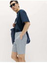 Marks & Spencer Šortky chino s částečně elastickým pasem Marks & Spencer modrá