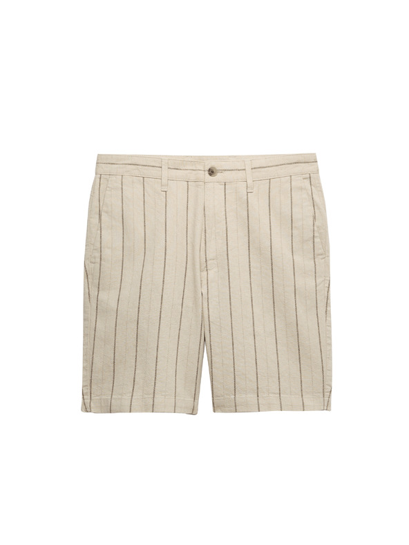 Marks & Spencer Chino šortky, ze směsi lnu Marks & Spencer béžová