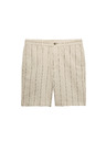 Marks & Spencer Chino šortky, ze směsi lnu Marks & Spencer béžová