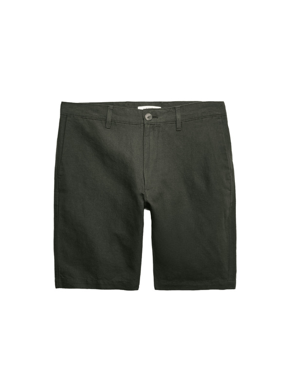 Marks & Spencer Chino šortky, ze směsi lnu Marks & Spencer zelená