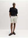 Marks & Spencer Chino šortky, ze směsi lnu Marks & Spencer béžová
