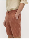 Marks & Spencer Chino šortky, ze směsi lnu Marks & Spencer hnědá