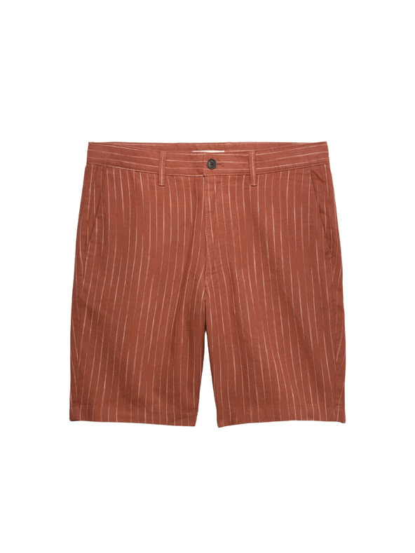 Marks & Spencer Chino šortky, ze směsi lnu Marks & Spencer hnědá