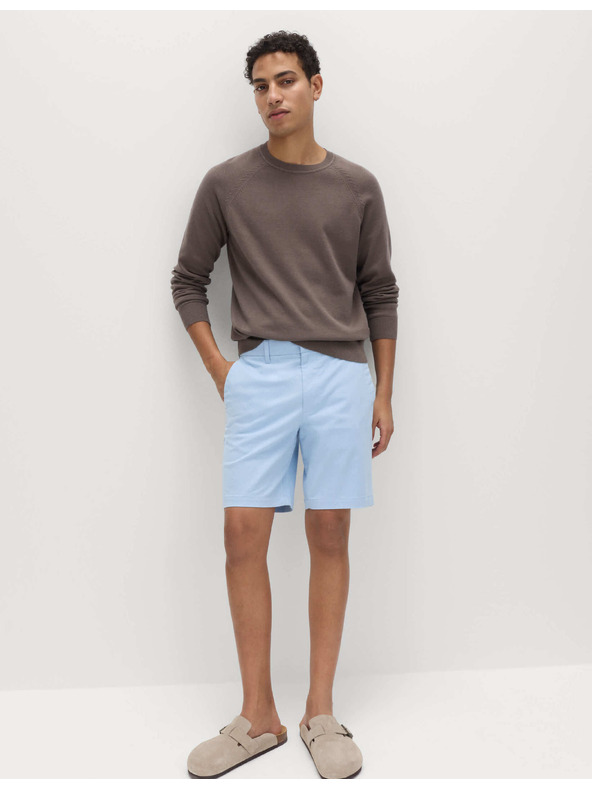 Marks & Spencer Strečové chino šortky, normální střih Marks & Spencer modrá