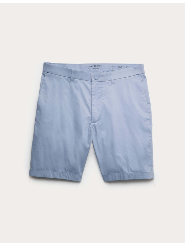 Marks & Spencer Lehké chino šortky běžného střihu Marks & Spencer modrá