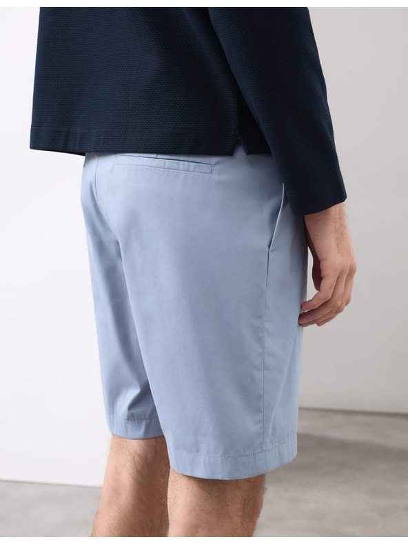 Marks & Spencer Lehké chino šortky běžného střihu Marks & Spencer modrá