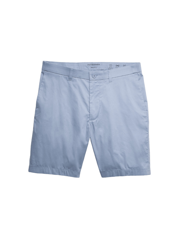 Marks & Spencer Lehké chino šortky běžného střihu Marks & Spencer modrá