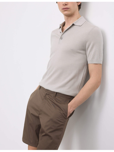 Marks & Spencer Lehké chino šortky běžného střihu Marks & Spencer hnědá