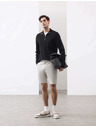 Marks & Spencer Lehké chino šortky běžného střihu Marks & Spencer šedá