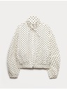 Marks & Spencer Bunda typu bomber s vysokým podílem bavlny a stojáčkem Marks & Spencer smetanová