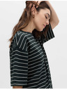 Marks & Spencer Top čtvercového střihu z čisté bavlny s vysokou gramáží Marks & Spencer černá