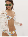 Marks & Spencer Vyztužený bikinový top typu bandeau s potiskem Marks & Spencer vícebarevná