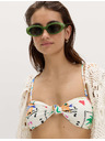 Marks & Spencer Vyztužený bikinový top typu bandeau s potiskem Marks & Spencer vícebarevná