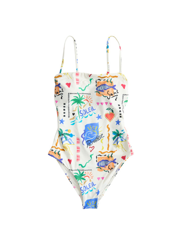 Marks & Spencer Plavky typu bandeau s potiskem Marks & Spencer vícebarevná