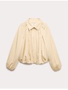 Marks & Spencer Plisovaná bunda bomber, z čistého materiálu Lycocell™ Marks & Spencer smetanová