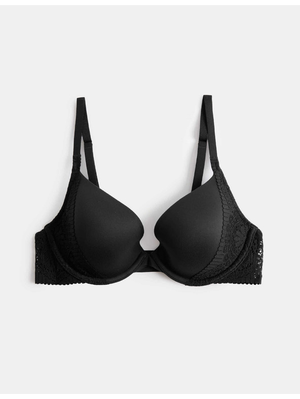 Marks & Spencer Hladká dekoltová podprsenka Body Soft™ s kosticemi, vel. A–E Marks & Spencer černá