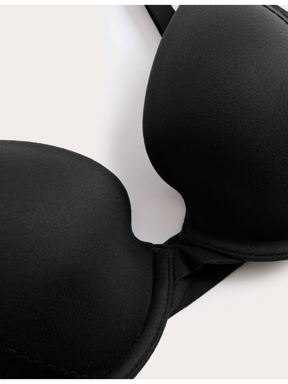 Marks & Spencer Hladká dekoltová podprsenka Body Soft™ s kosticemi, vel. A–E Marks & Spencer černá