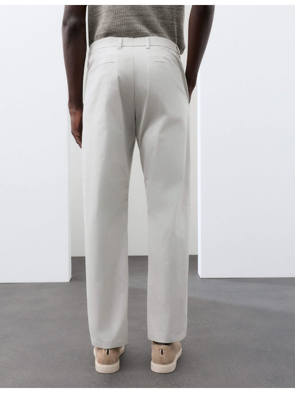 Marks & Spencer Super lehké chino kalhoty, normální střih Marks & Spencer šedá
