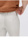Marks & Spencer Chino kalhoty ze směsi lnu, normální střih Marks & Spencer béžová