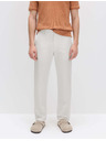 Marks & Spencer Chino kalhoty ze směsi lnu, normální střih Marks & Spencer béžová
