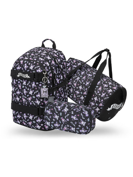 BAAGL  BAAGL SET 3 Skate Kuromi Black: batoh, penál, sportovní taška GRS