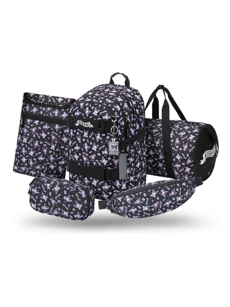 BAAGL  BAAGL SET 5 Skate Kuromi Black: batoh, penál, sportovní taška, ledvinka, obal na notebook GRS