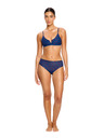Modibodi Menstruační kalhotky Modibodi lntimates V Day Hi Waist Brief Moderate Navy Chilli