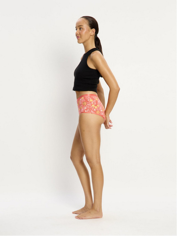 Modibodi Menstruační kalhotky Modibodi SmileyWorld Classic Full Brief Super Overnight Boho Coral