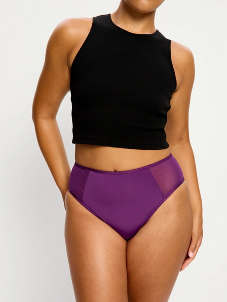 Modibodi Menstruační kalhotky Modibodi Allure Hi Waist Brief moderate Mystic Purple