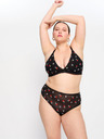 Modibodi Menstruační kalhotky Modibodi Intimates V Day Hi Waist Brief Moderate-Heavy Black Rose