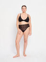 Modibodi Menstruační kalhotky Modibodi Intimates V Day Hi Waist Brief Moderate-Heavy Black Rose