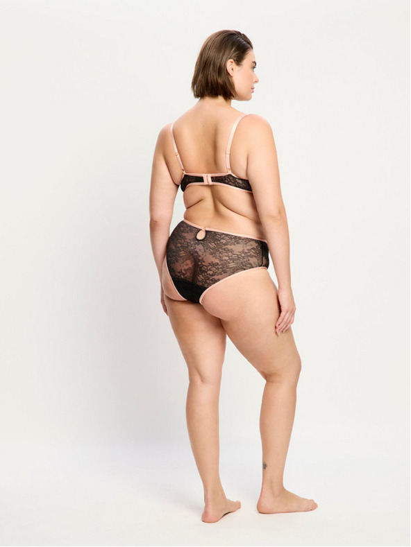 Modibodi Menstruační kalhotky Modibodi Bliss Hi Waist Brief Moderate Jet Black
