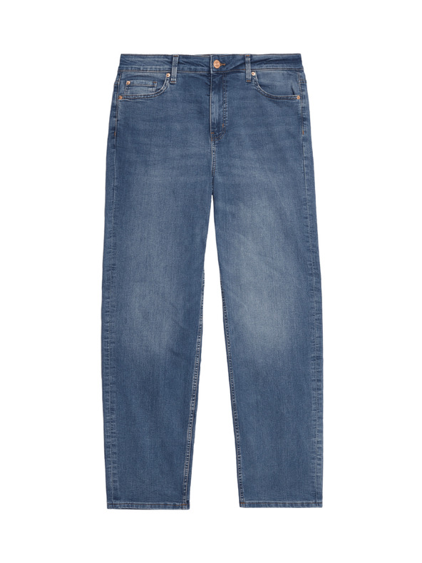 Marks & Spencer Modré dámské straight fit džíny Marks & Spencer